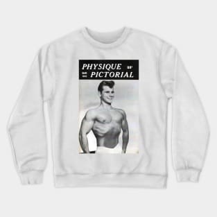 PHYSIQUE PICTORIAL - Vintage Physique Muscle Male Model Magazine Cover Crewneck Sweatshirt